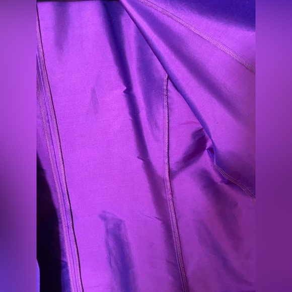 Mariko Silk Jacket in Dark Magenta Size L - Picture 7 of 10